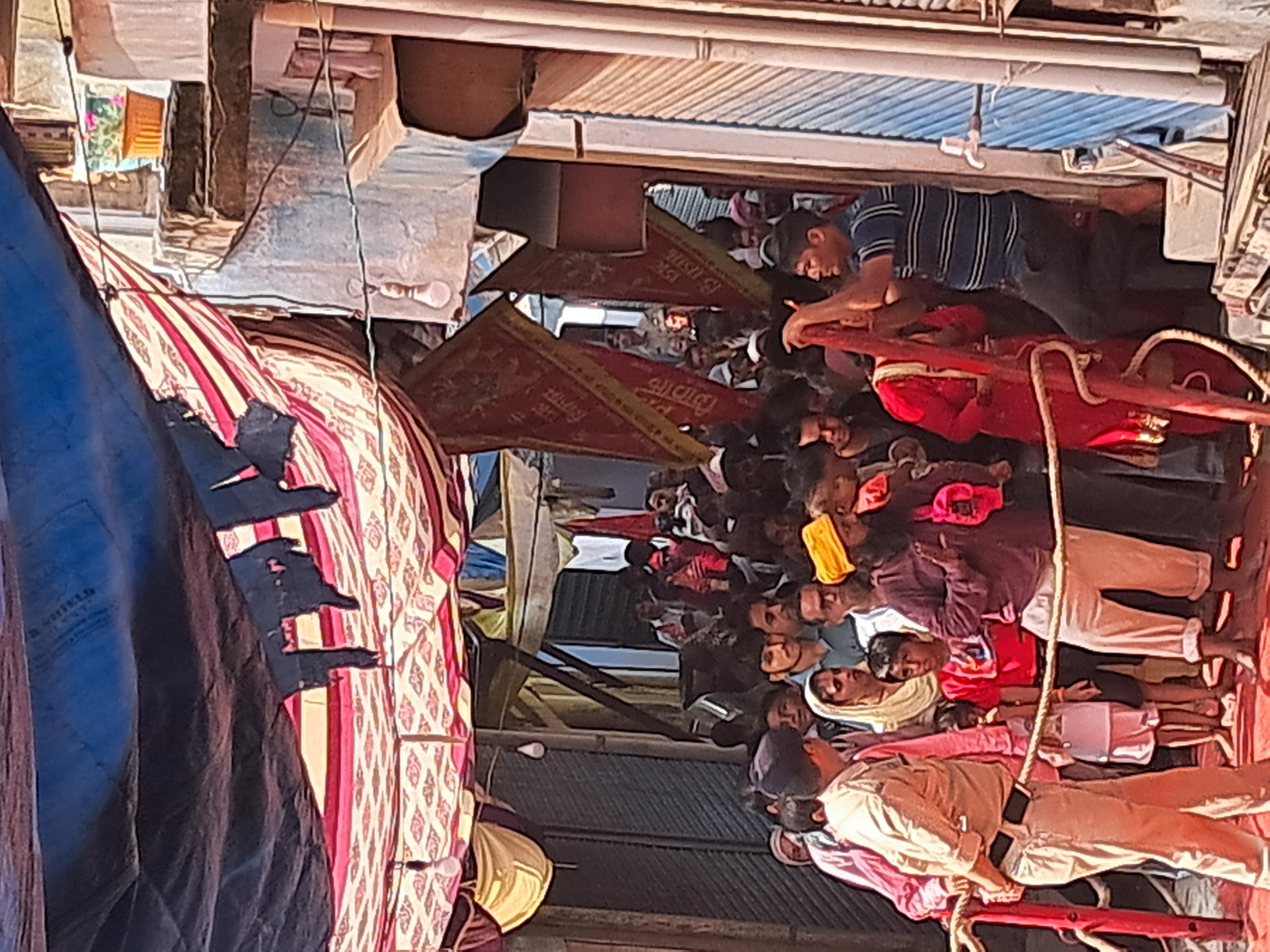 Pilgrims waitning in queue...Aashwin Nela 2024